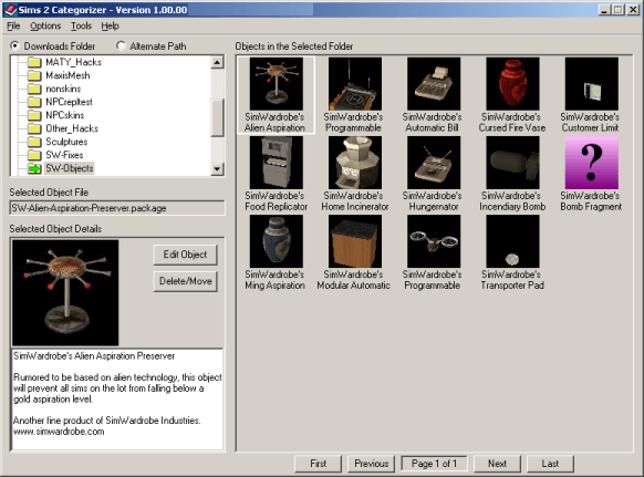 Sims 2 Categorizer latest version Get best Windows software