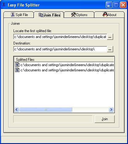 download the new for windows File Splitter And Joiner