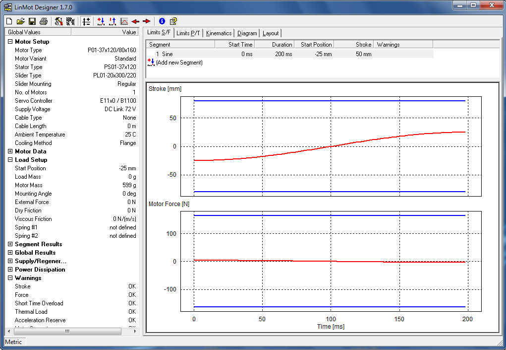 LinMot-Designer - Screenshot #2