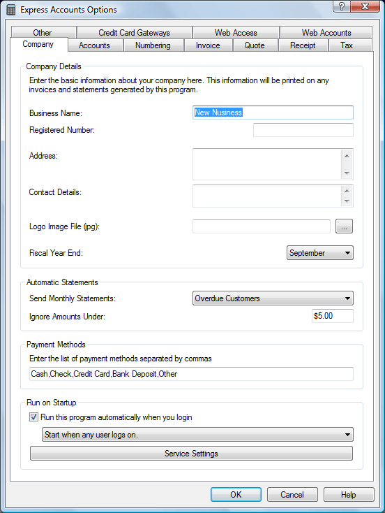 Express Accounts - Screenshot #17