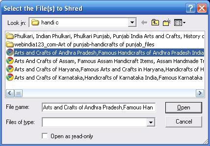 Sweeder Files Windows File Shredder download for free - SoftDeluxe