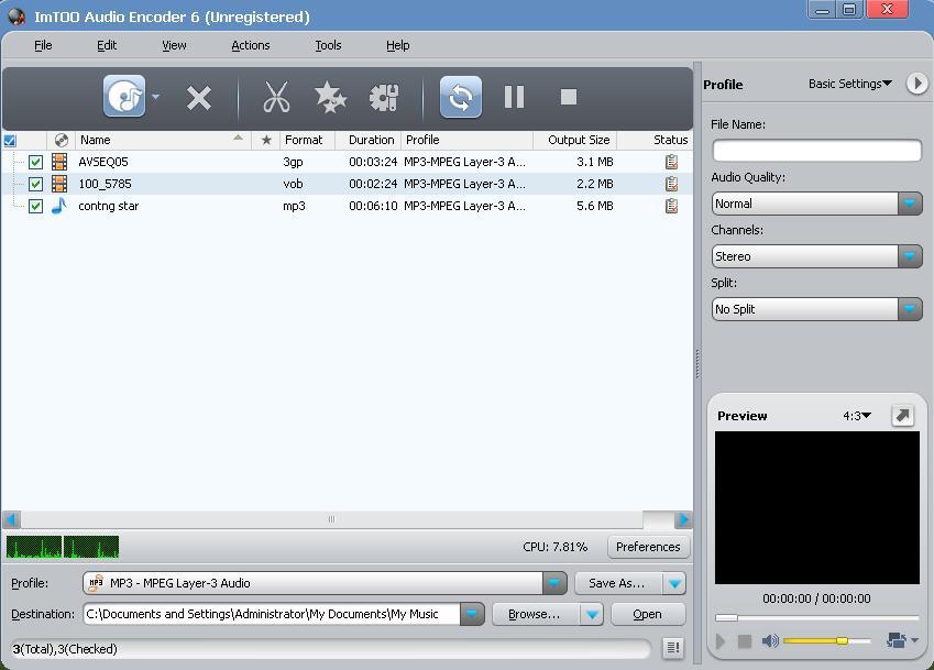 ImTOO Audio Encoder download for free - SoftDeluxe