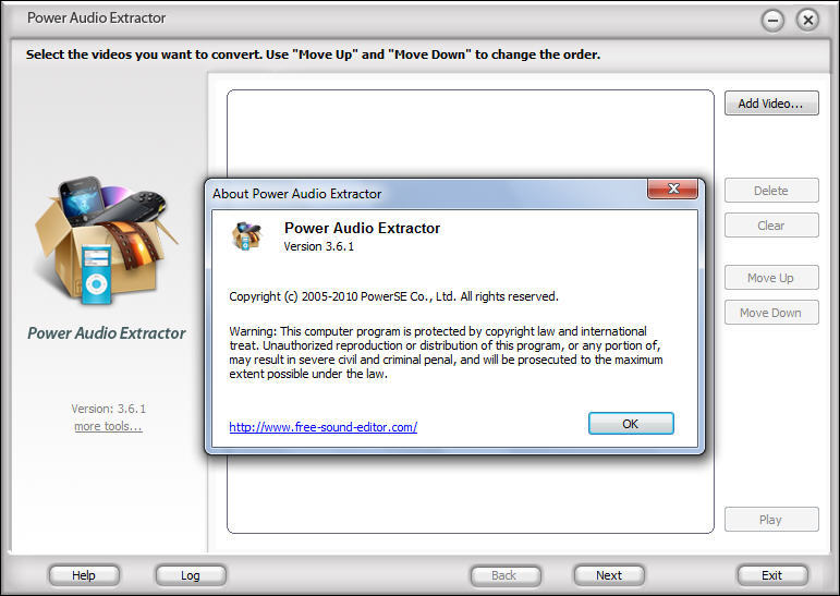 Power Audio Extractor - Screenshot #5