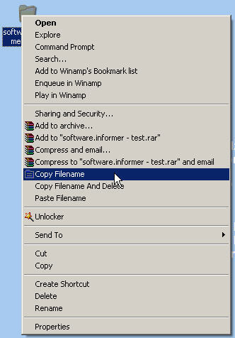 CopyFilenames - Screenshot #3