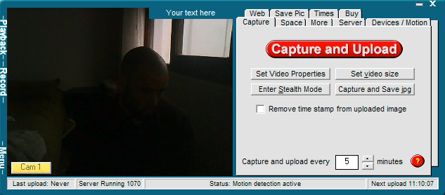 Easy Web Cam - Screenshot #4