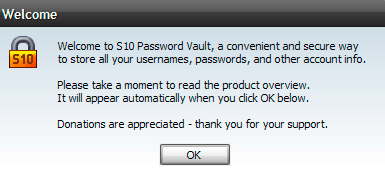 S10 Password Vault - Screenshot #10