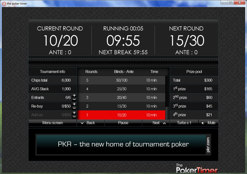 Poker Timer Software Free