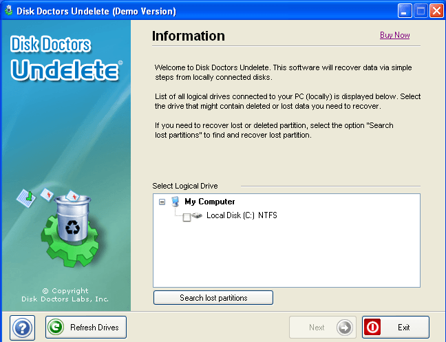 Disk Doctors Undelete - Screenshot #3