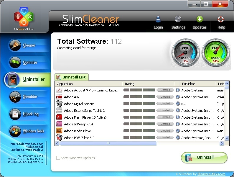 Slimcleaner free complete program download