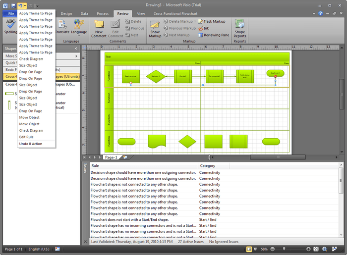 Microsoft Office Visio Viewer 2007 SP2 - Screenshot #1