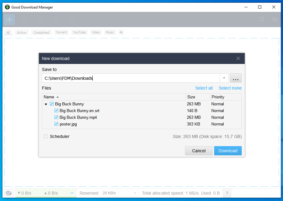 Good Download Manager - Screenshot #6
