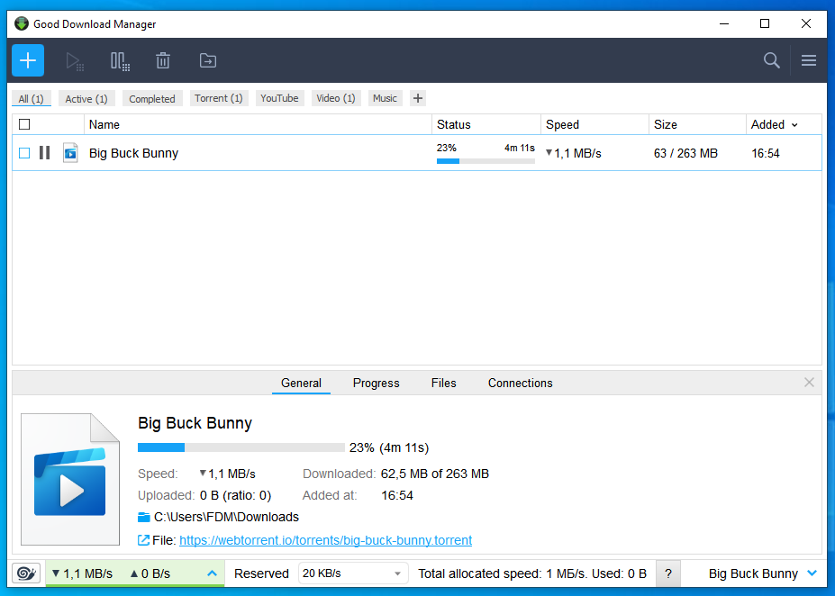 Good Download Manager - Screenshot #3