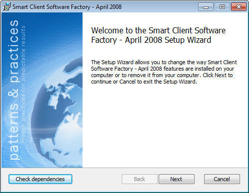 Smart Client Software Factory - April 2008 - Screenshot #1