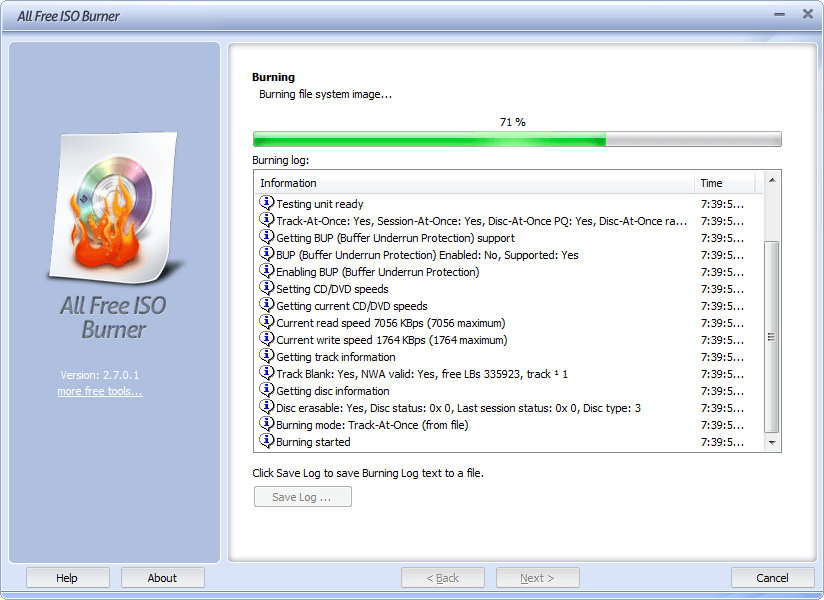 All Free ISO Burner - Screenshot #6