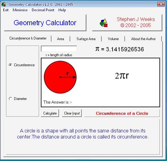 math calculator geometry