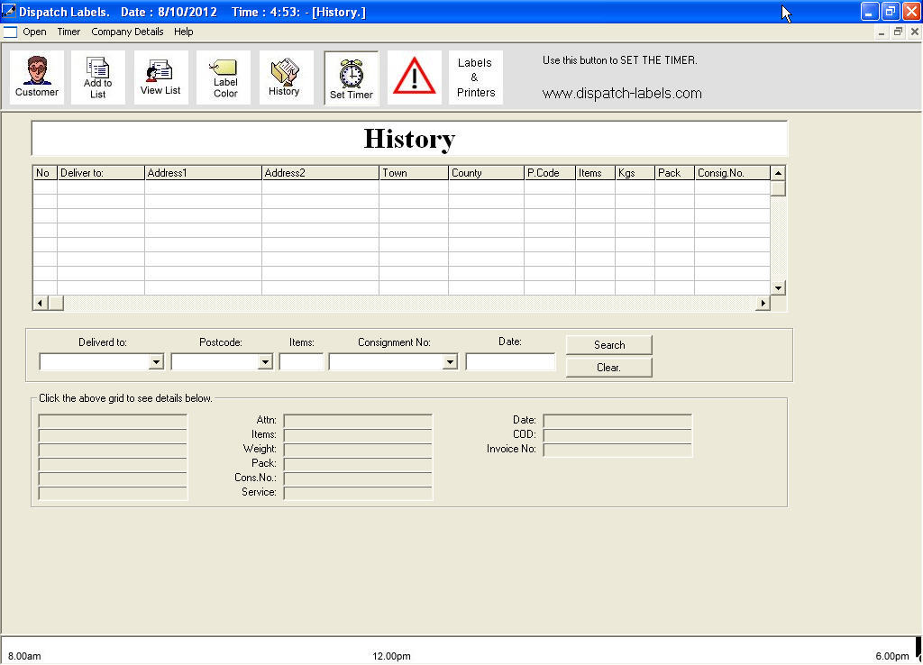 Dispatch Labels download for free - SoftDeluxe