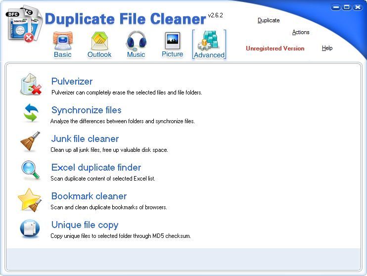 duplicate file cleaner free