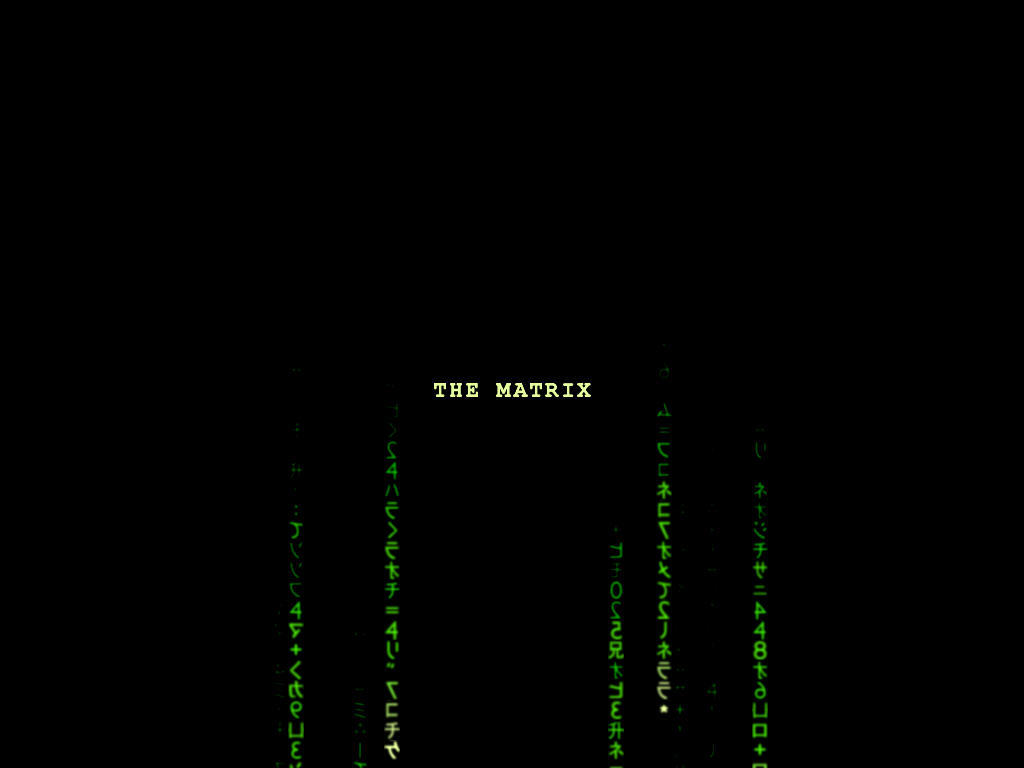 TheMatrix Screen Saver - Screenshot #1