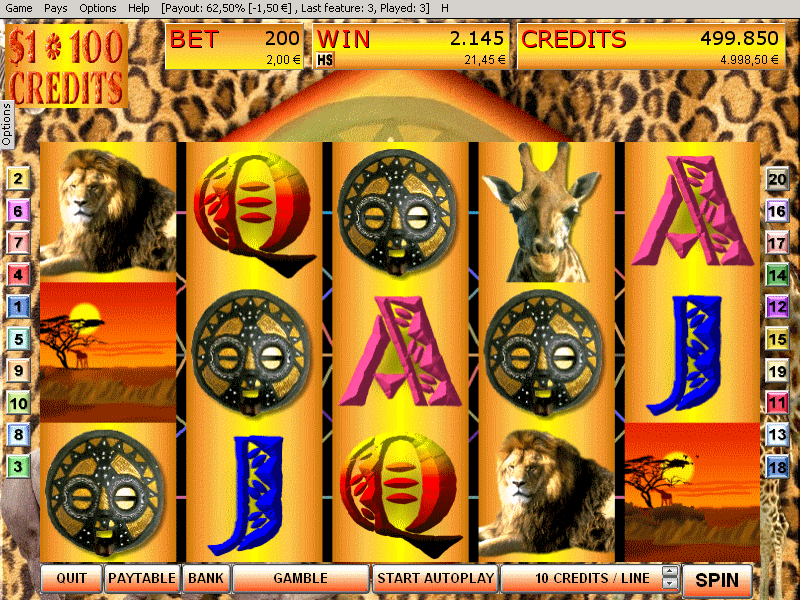 Slot gratis online Safari
