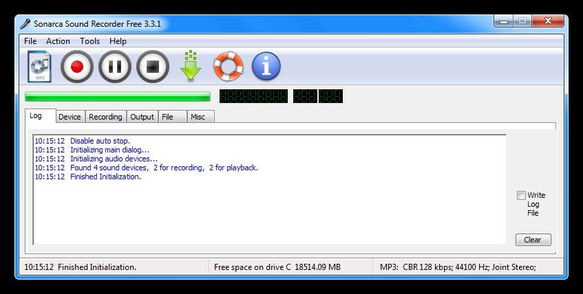 Sonarca Sound Recorder Free - Screenshot #5