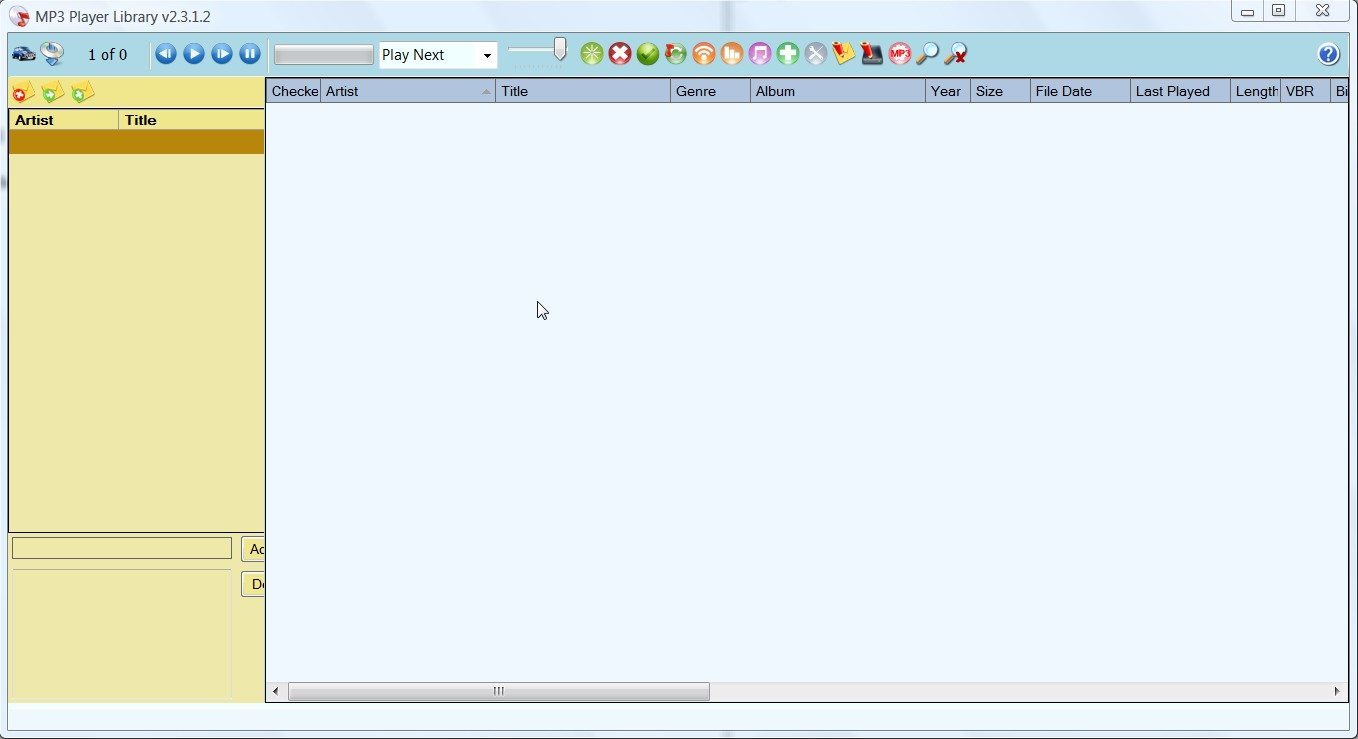 MP3 Library Player - Screenshot #7