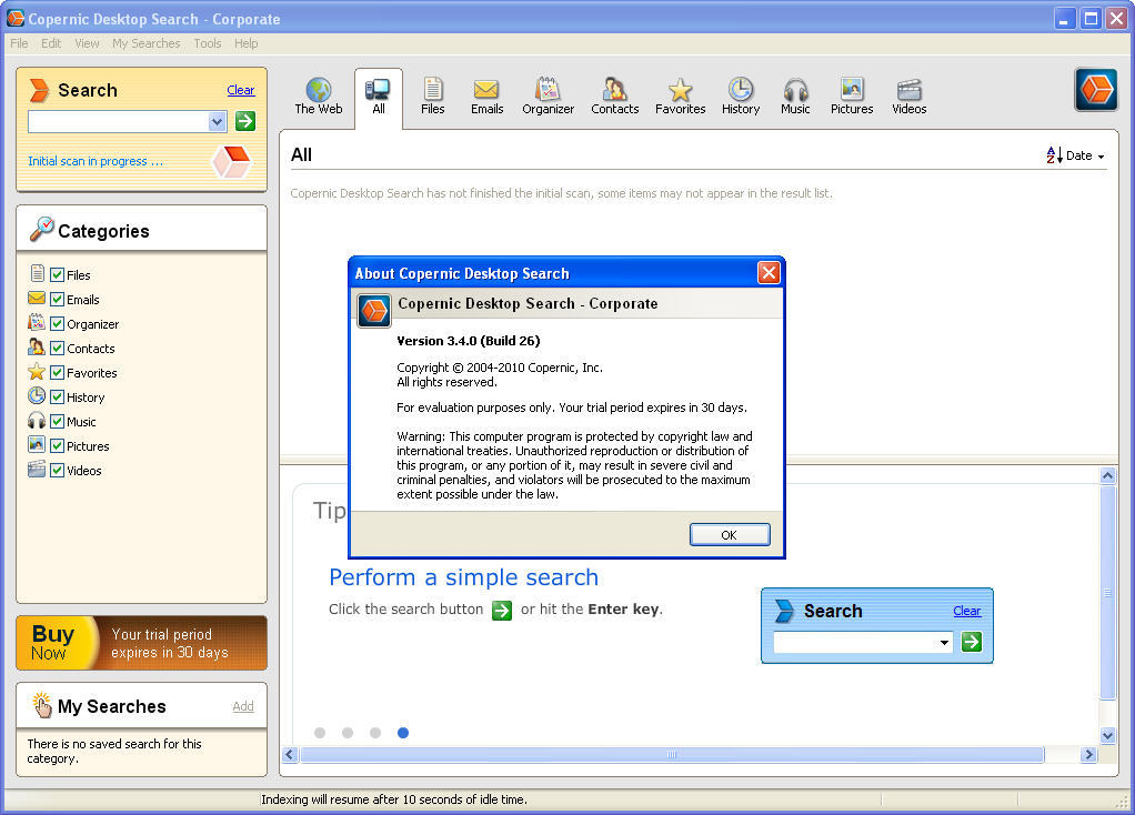 Copernic Desktop Search - Corporate - Screenshot #4