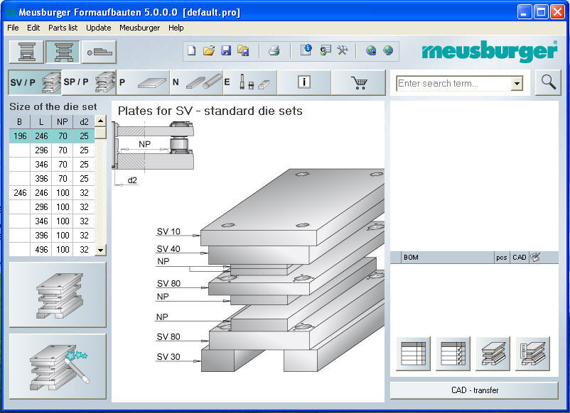 Meusburger CD Katalog - Screenshot #1