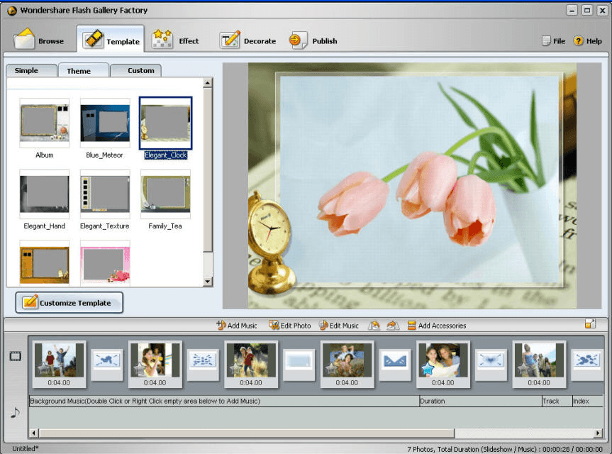 Wondershare Flash Gallery Factory Standard - Screenshot #4