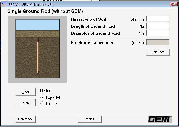 ERICO GEM Calculator - Screenshot #1