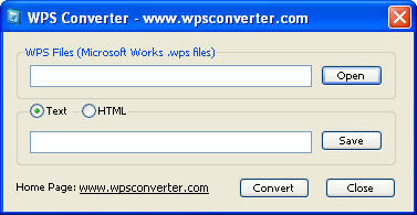 WPS Converter - Screenshot #1