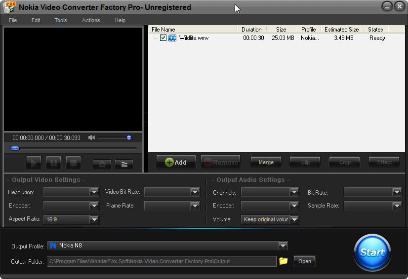Nokia Video Converter Factory Pro - Screenshot #12