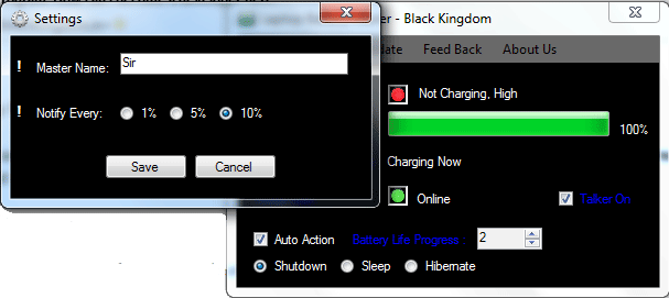 Laptop Battery Master - Screenshot #1