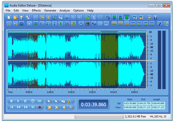 Audio Editor Deluxe - Screenshot #12