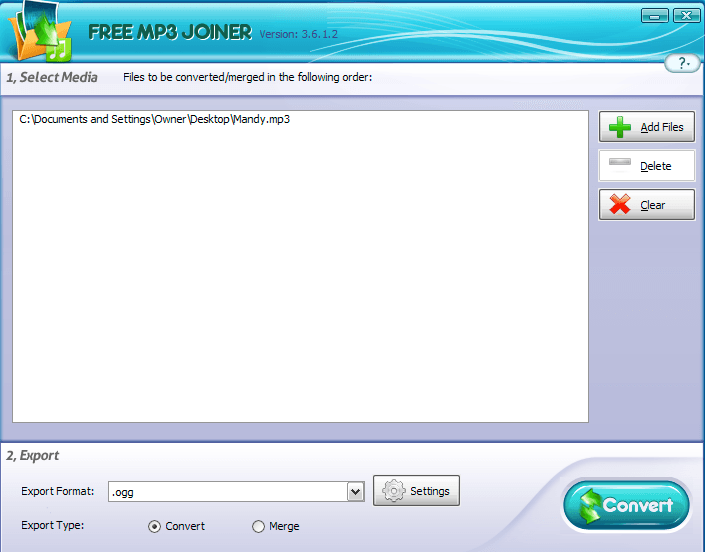 Free MP3 Joiner - Screenshot #25