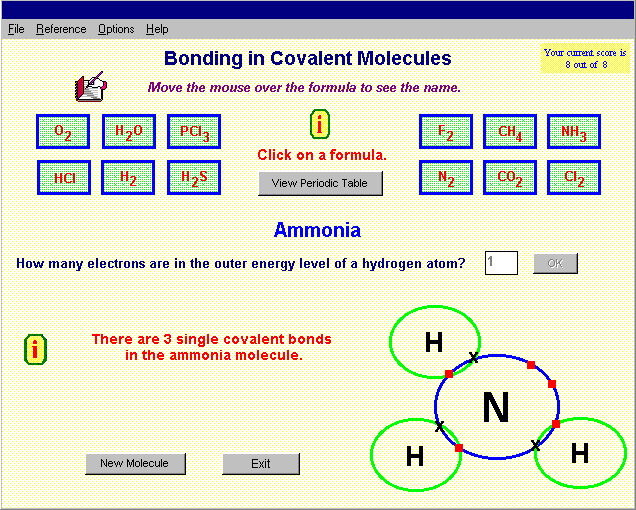 Covalent Bonding - Screenshot #1