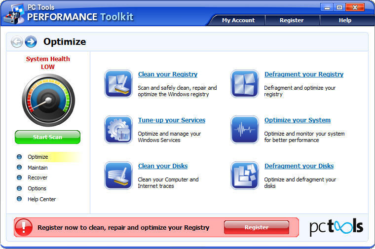 windows performance toolkit optimize