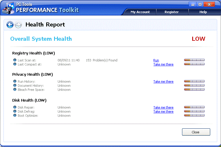 Performance Toolkit - Screenshot #5