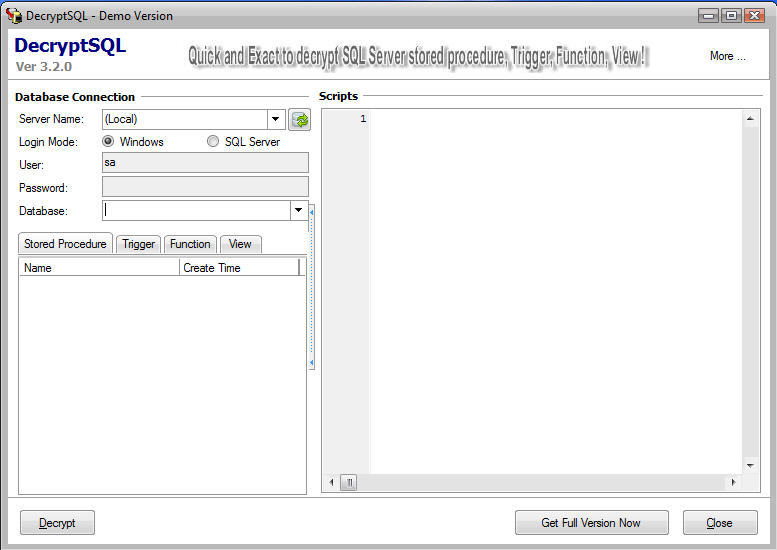 DecryptSQL - Screenshot #4