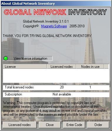 Global Network Inventory - Screenshot #3