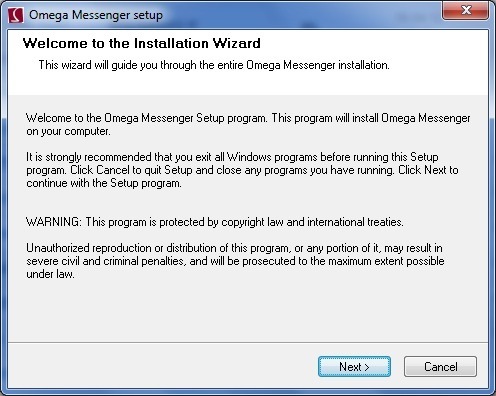Omega Messenger - Screenshot #3