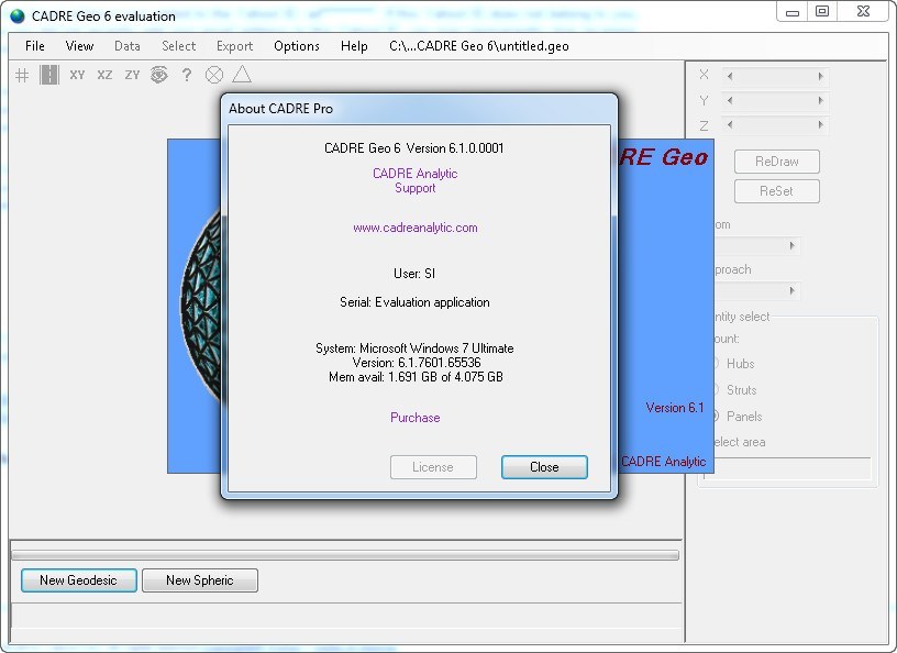 CADRE Geo - Screenshot #1