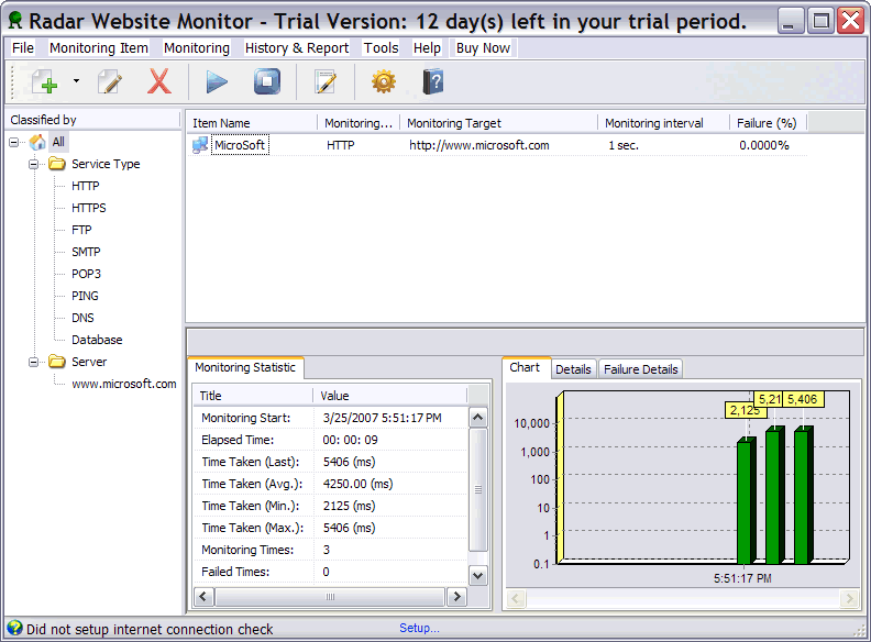 web monitor real time