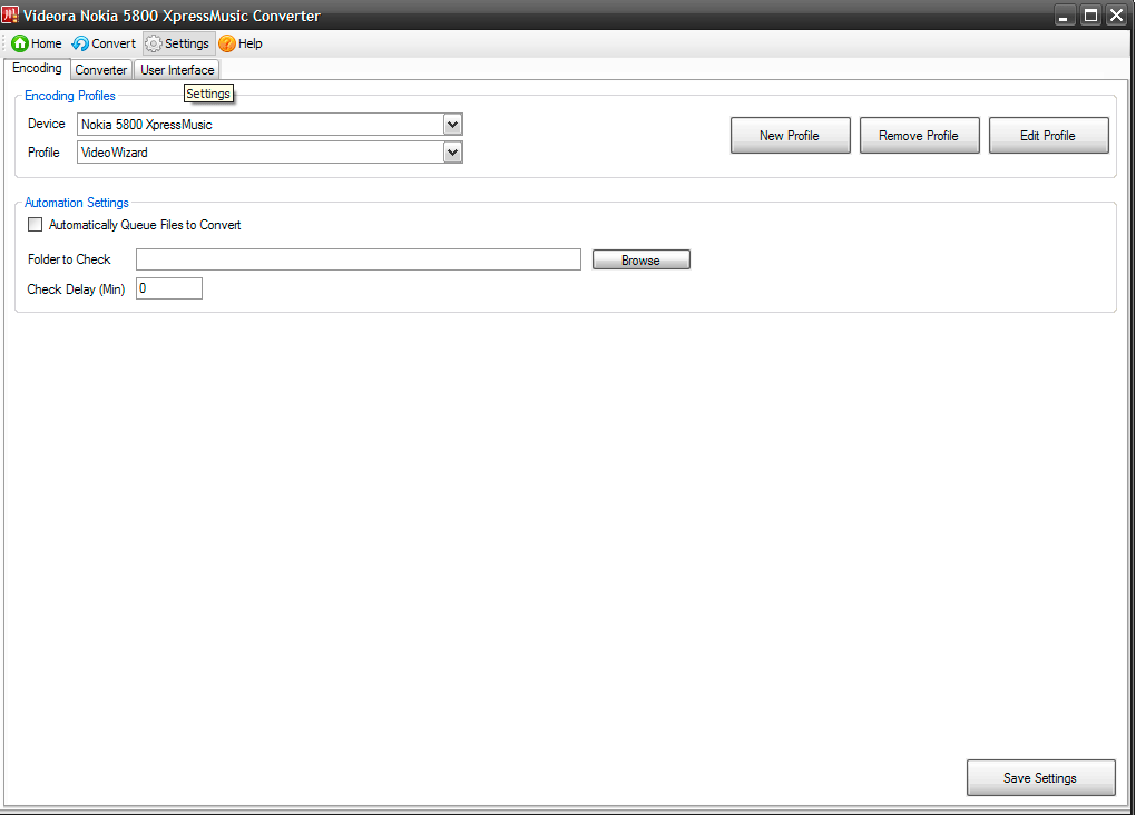 Videora Nokia 5800 XpressMusic Converter - Screenshot #2