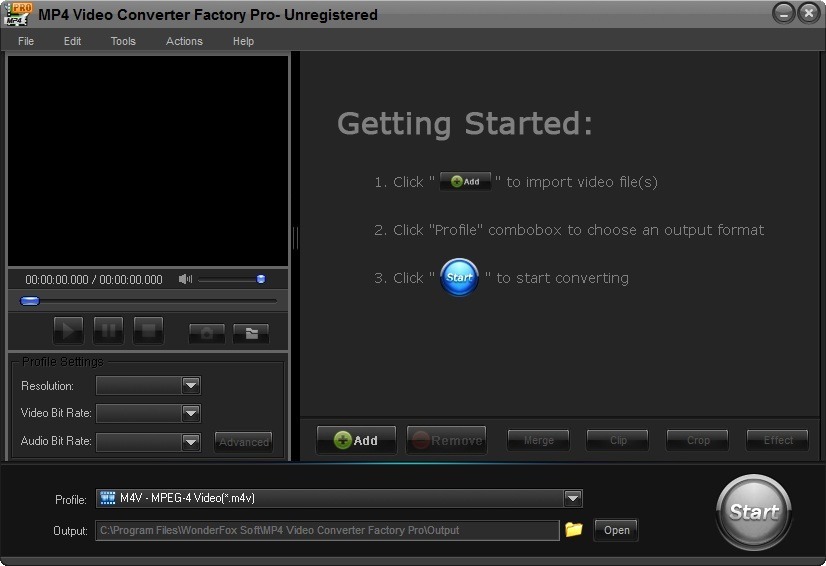MP4 Video Converter Factory Pro - Screenshot #4