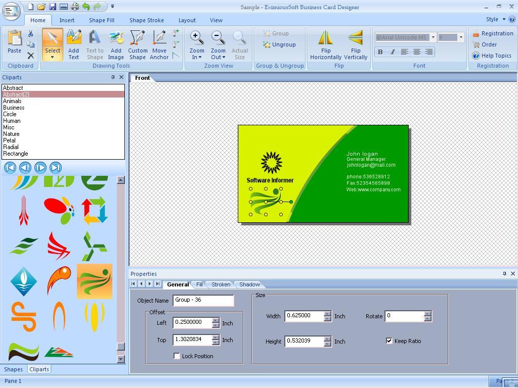 for windows download Business Card Designer 5.15 + Pro
