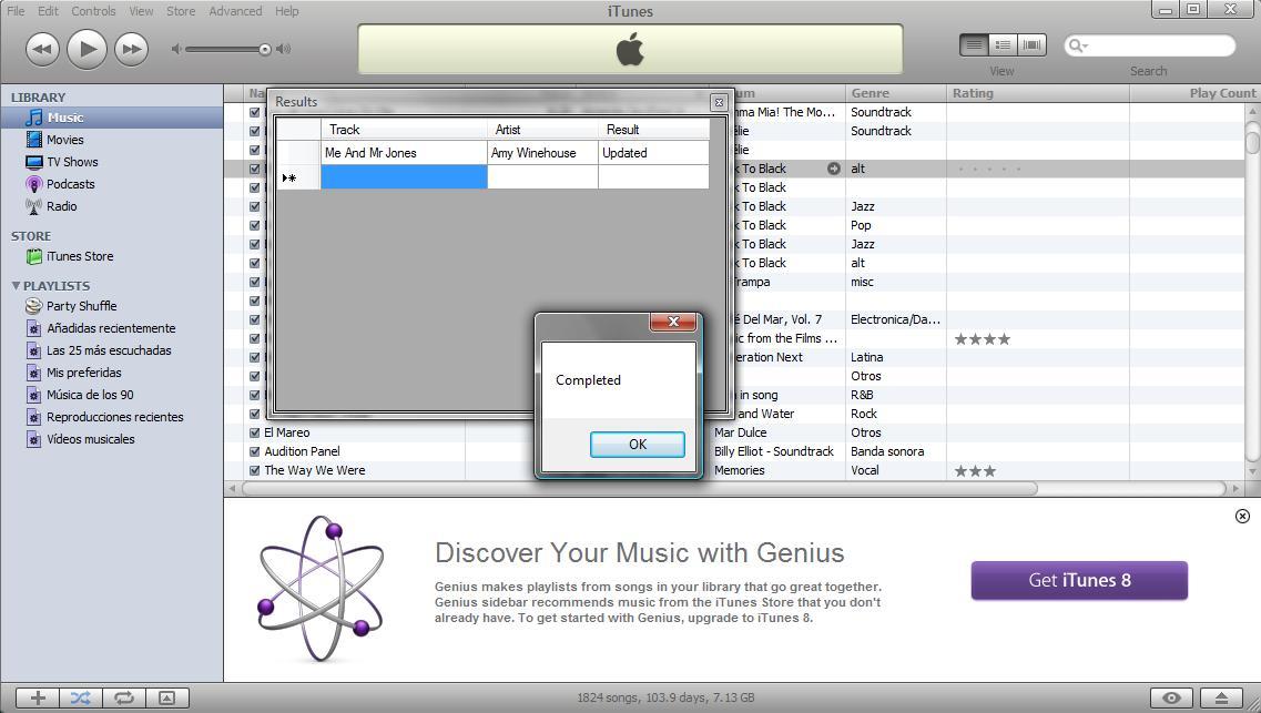 iTunes Lyrics Importer - Screenshot #2