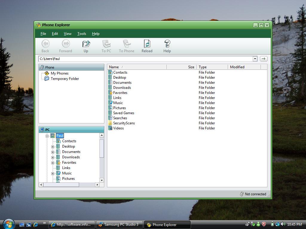 Samsung PC Studio - Screenshot #2