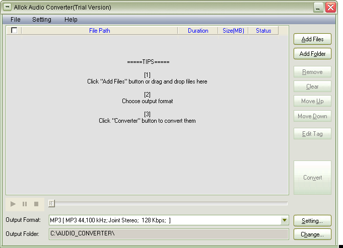 Allok Audio Converter - Screenshot #3