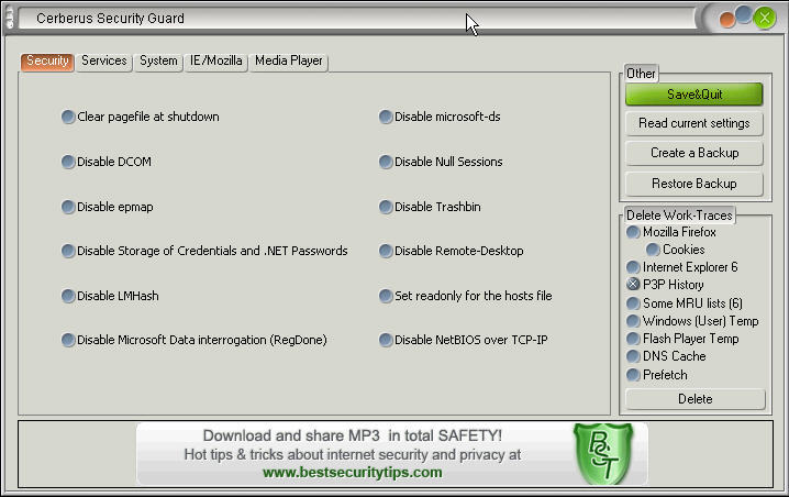 Cerberus Security Guard - Screenshot #1