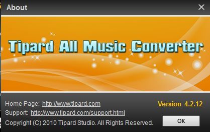Tipard All Music Converter - Screenshot #10